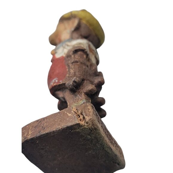 Walt Disney Prod 1940 Pinocchio Figurine Multi Products 5" Carved Wood Chicago - Picture 9 of 16